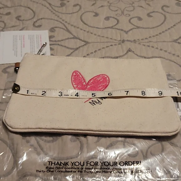 Super Cute My Why Make Up Bag by Thirty-One - Picture 4 of 5
